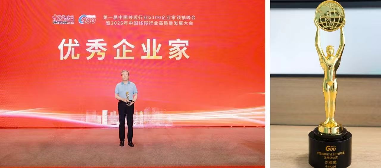 德赢VWIN副董事长总经理刘亚罡荣获 第一届中国线缆行业“优秀企业家”称号(图2) 德赢VWIN副董事长总经理刘亚罡荣获 第一届中国线缆行业“优秀企业家”称号(图2)